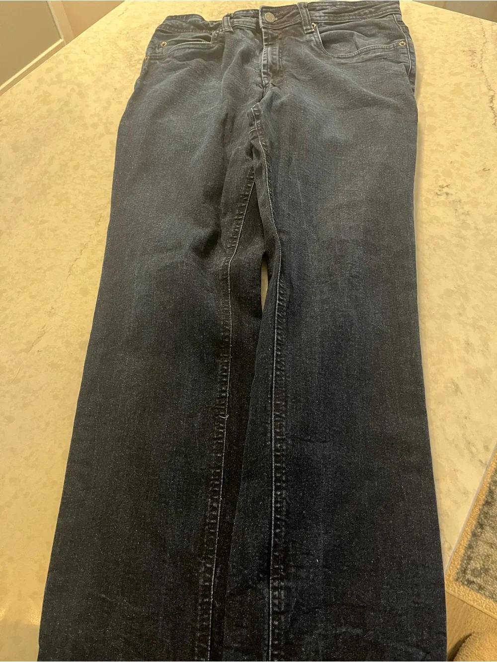 Classic Straight-Leg Men's Jeans in Dark Navy